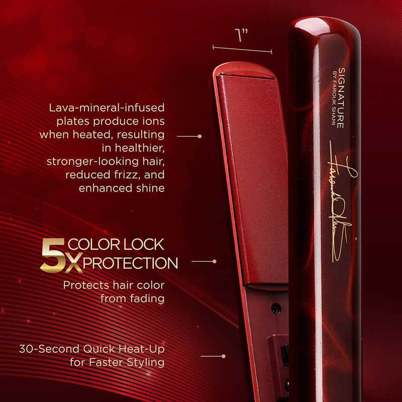 LAVA Ruby Anniversary Edition 1 Inch Hairstyling Iron, , large image number null